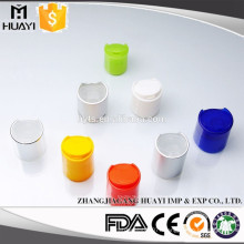 Plastic colorful disc top cap